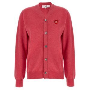 Comme Des Garçons Play Multicolor Wool Women's Cardigan